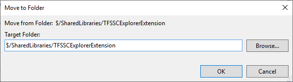 Move to Folder Dialog
